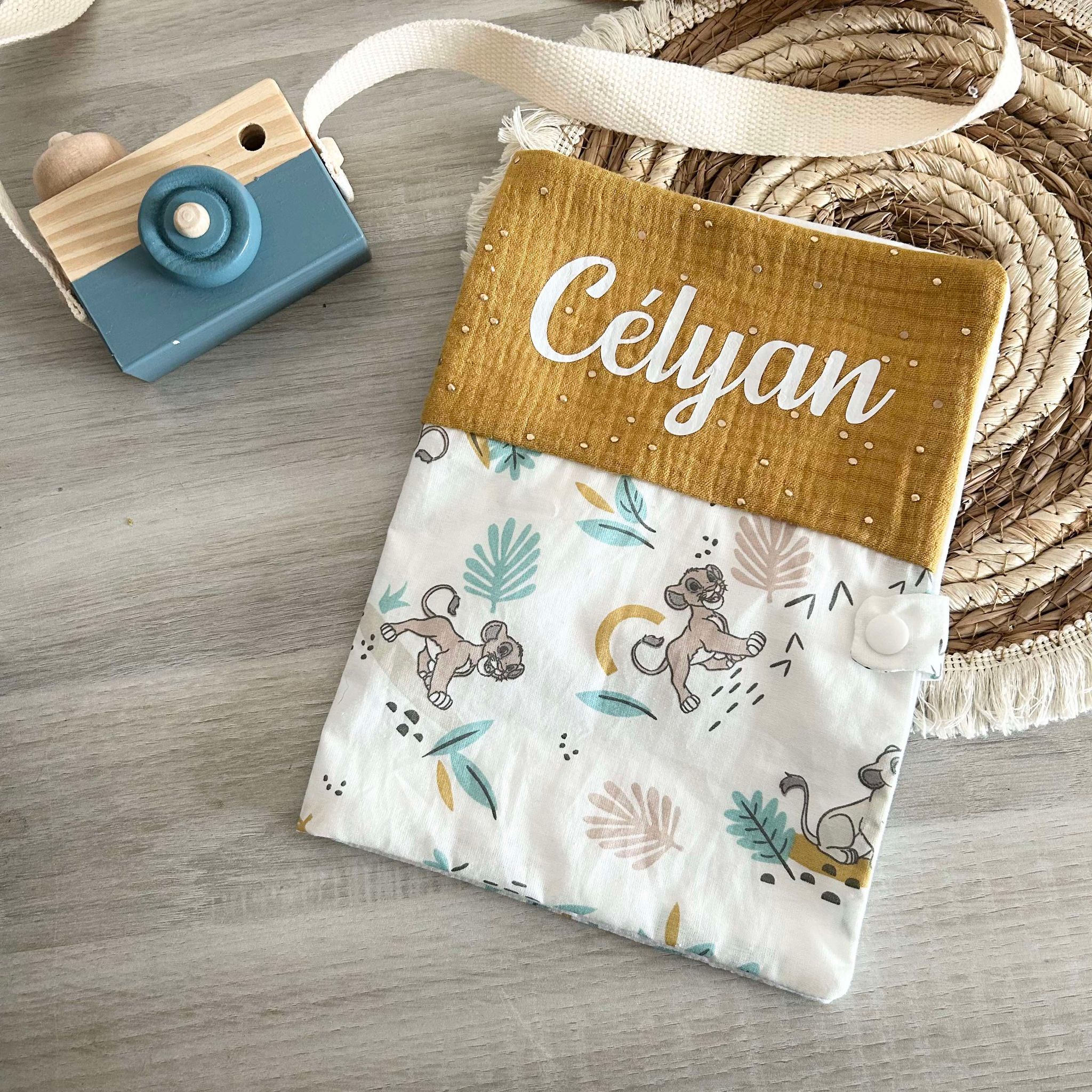Carnet de Santé Gaze et Motif Personnalisé