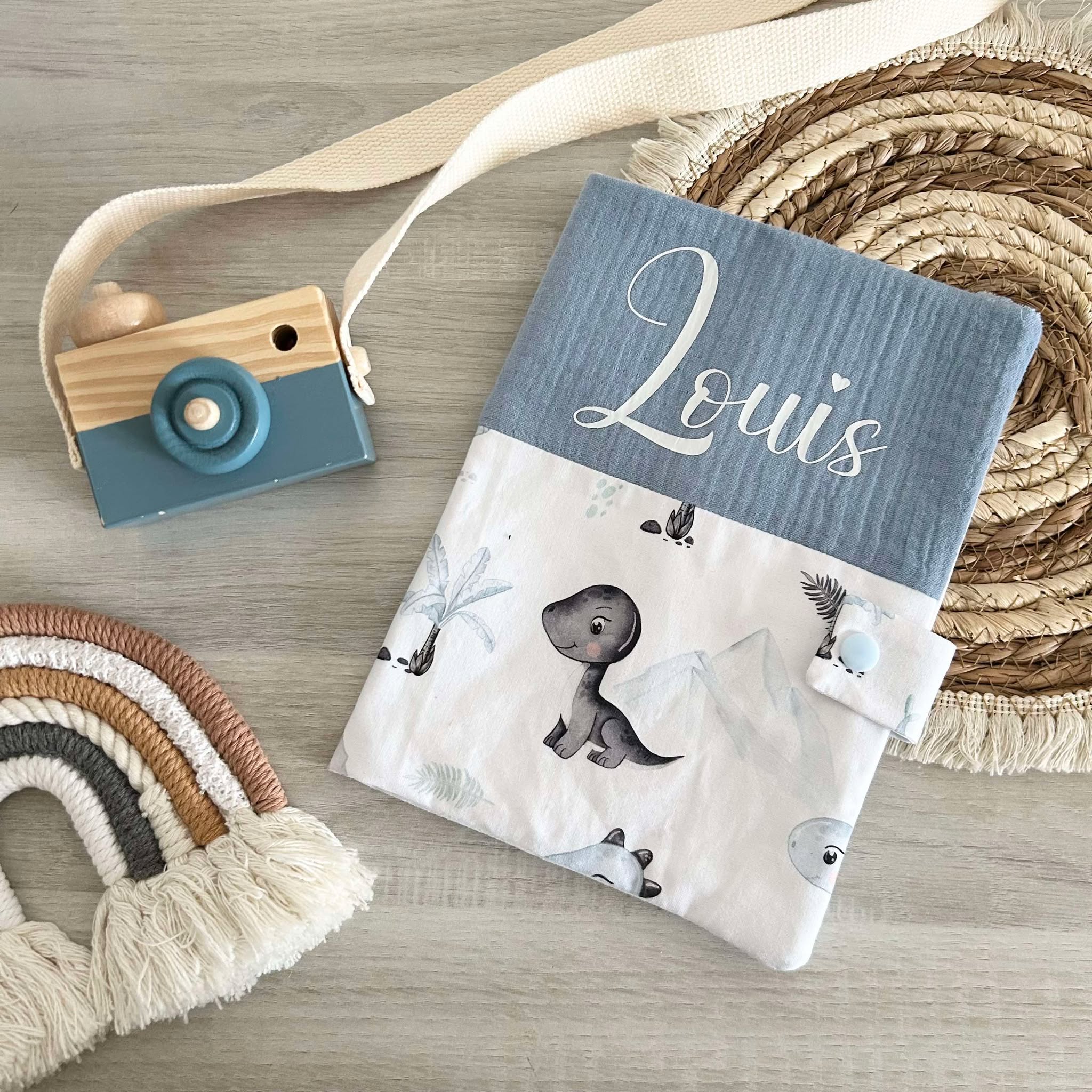 Carnet de Santé Gaze et Motif Personnalisé
