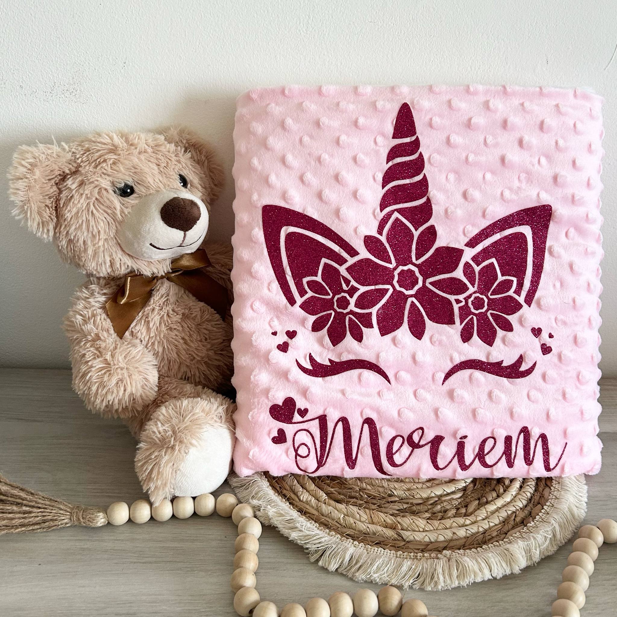 Couverture Minky Personnalisée
