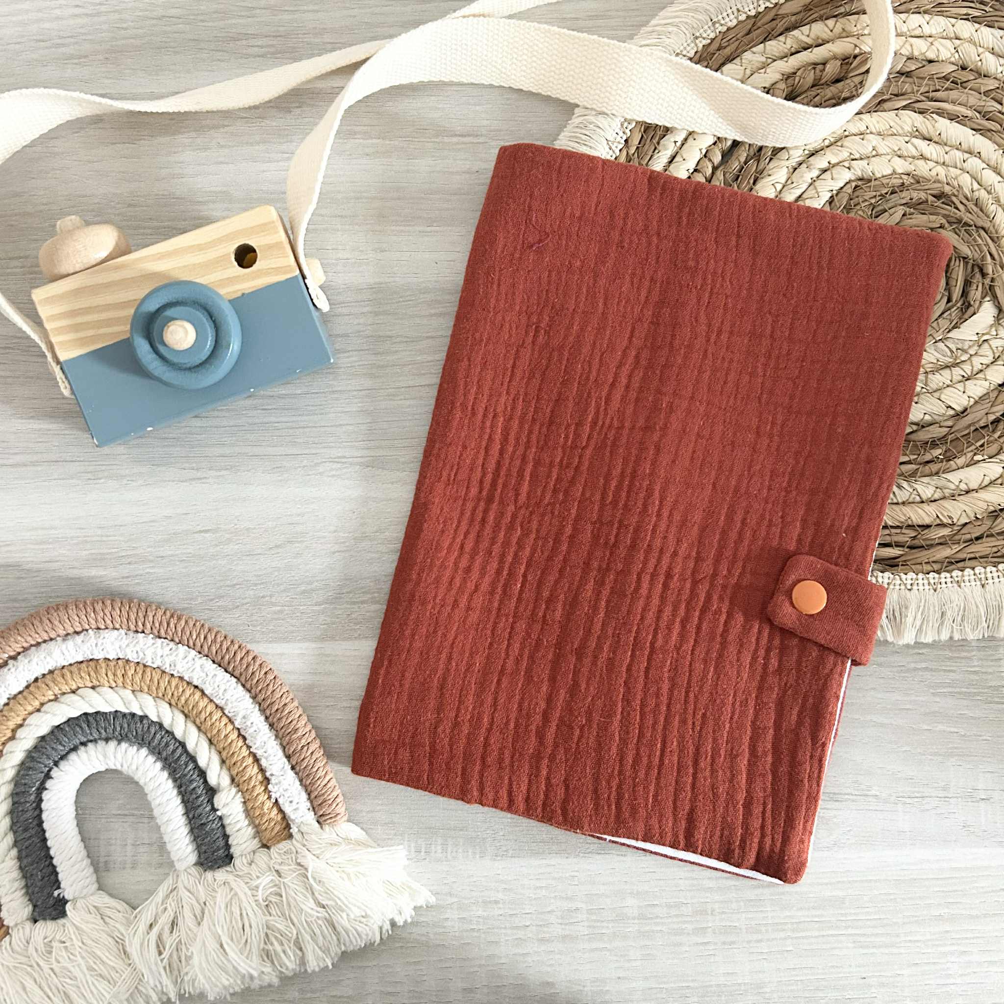 Carnet de Santé à Personnaliser - Gaze de Coton 01