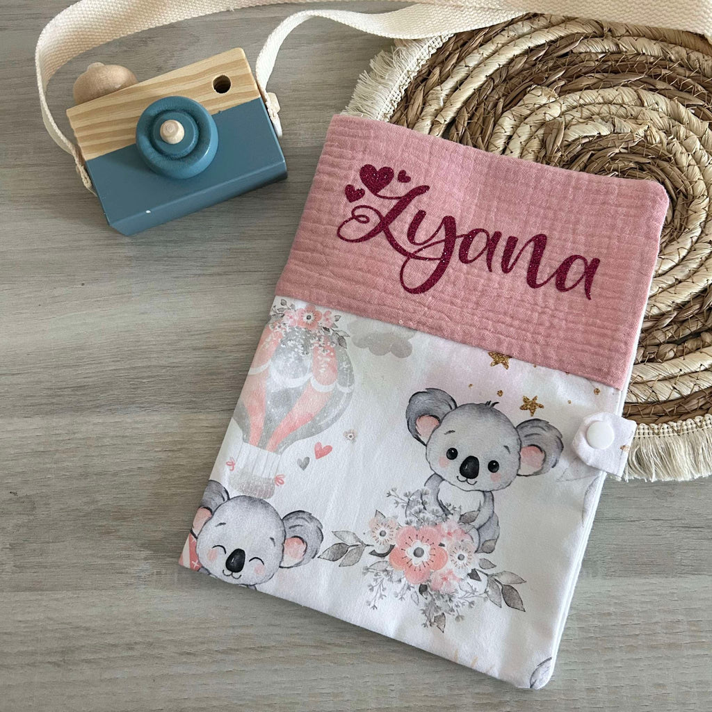 Carnet de Santé Gaze et Motif Personnalisé