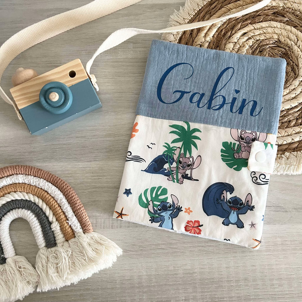 Carnet de Santé Gaze et Motif Personnalisé