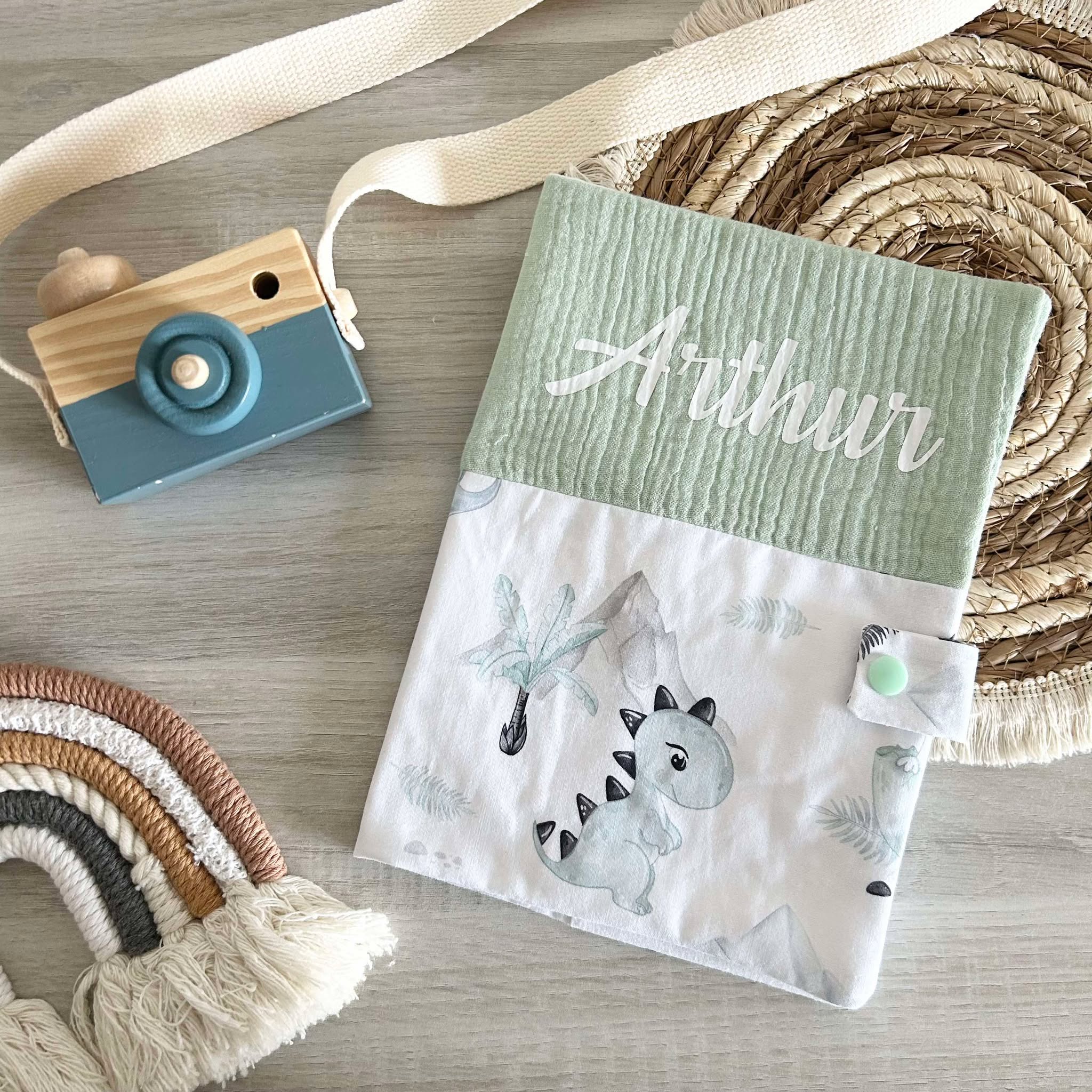 Carnet de Santé Gaze et Motif Personnalisé