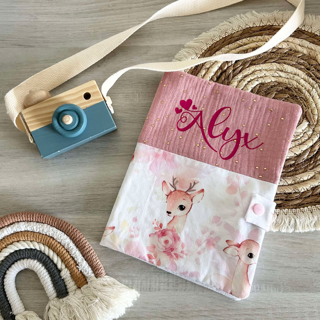 Carnet de Santé Gaze et Motif Personnalisé