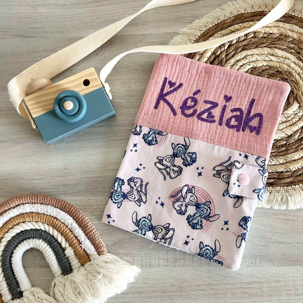 Carnet de Santé Gaze et Motif Personnalisé