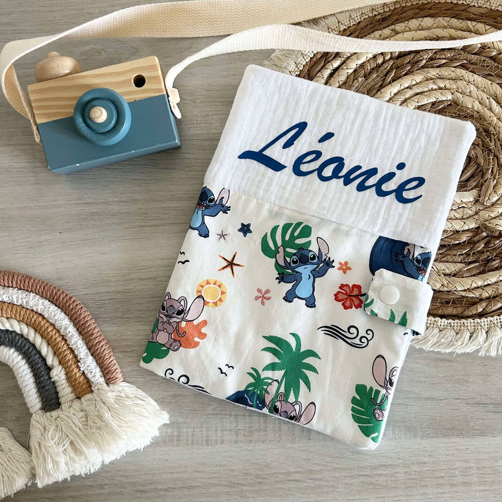 Carnet de Santé Gaze et Motif Personnalisé
