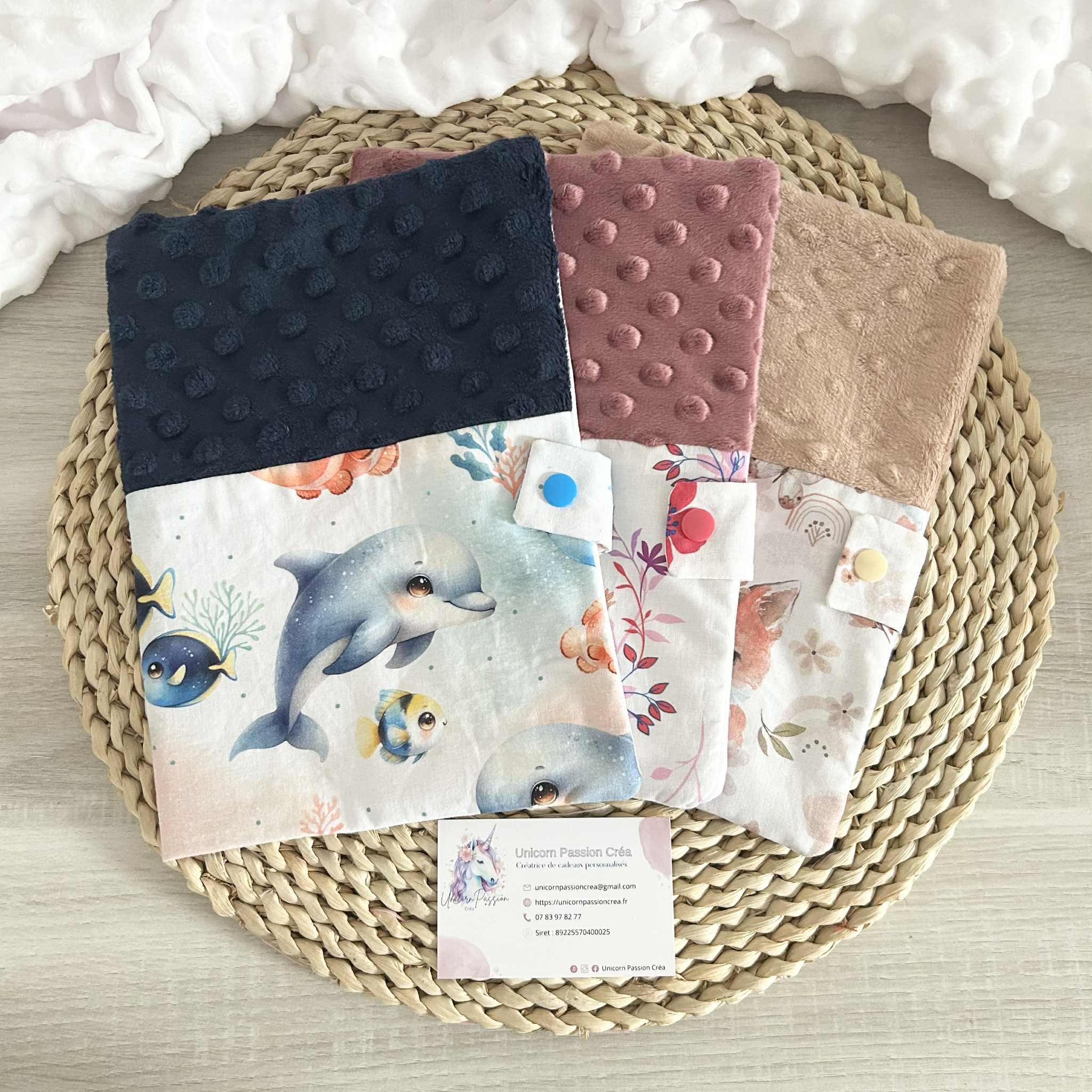 Créez et Personnalisez Votre Carnet de Santé Minky et Motif (Plusieurs Modèles)