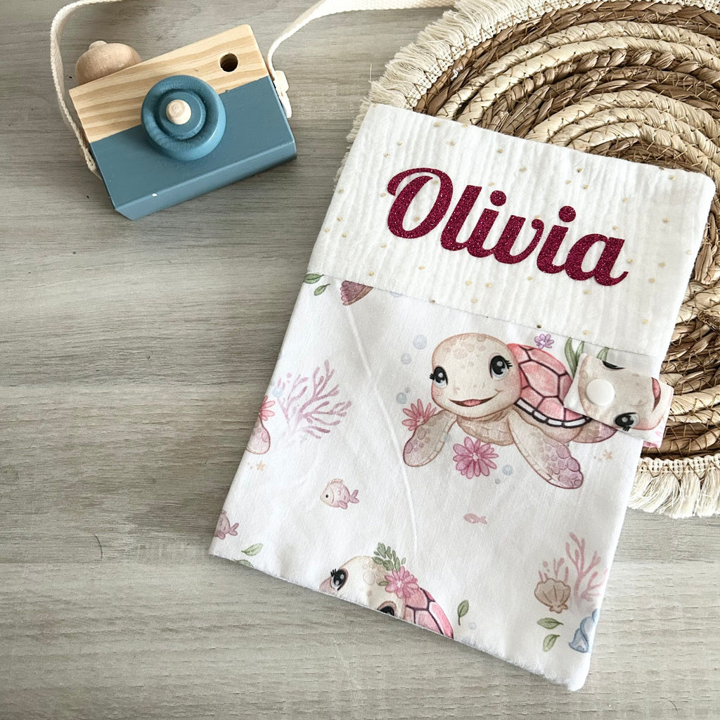 Carnet de Santé Gaze et Motif Personnalisé