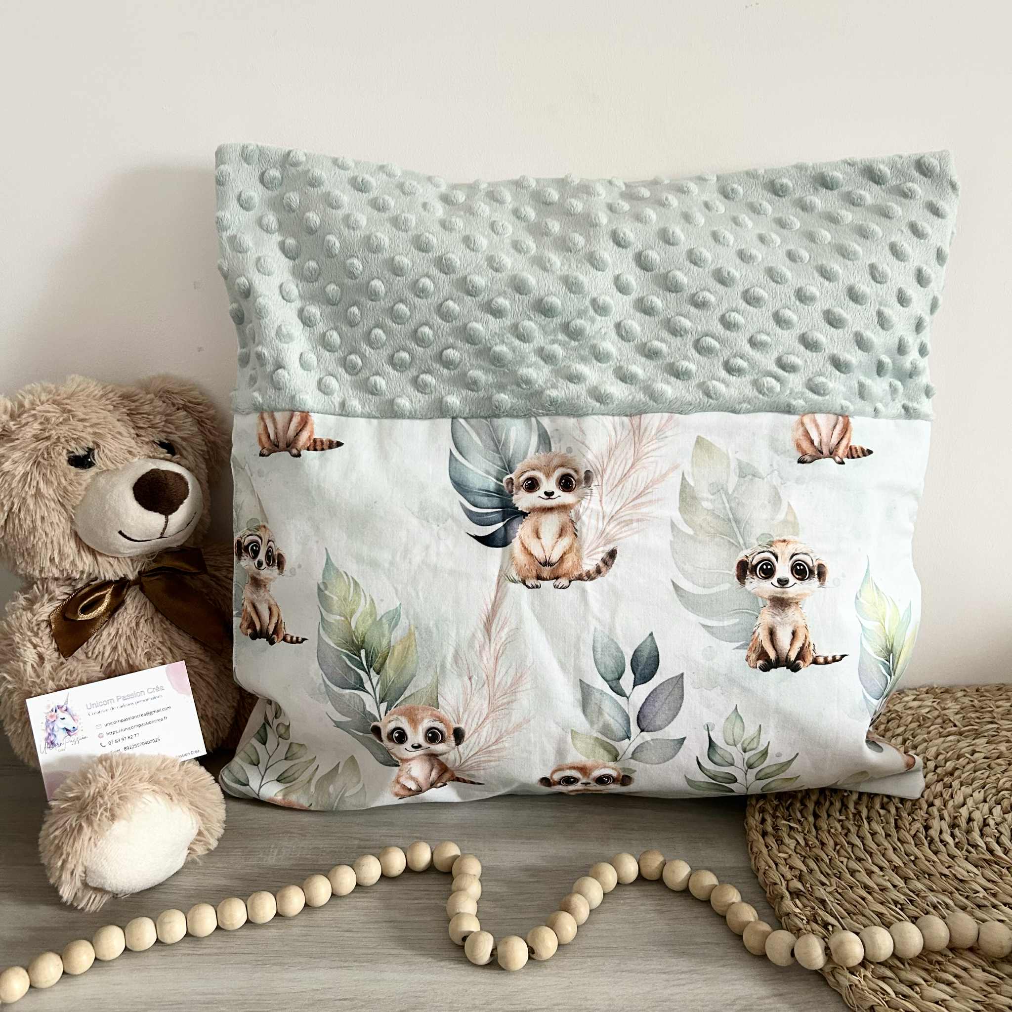 Coussin à Personnaliser - Lémuriens